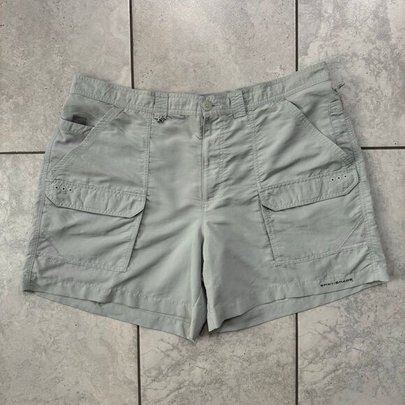 Columbia PFG Omni-Shade Hiking Camping Fishing Outdoors Shorts Mens Size 40 Gray - Picture 1 of 8